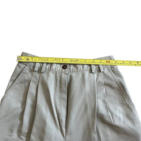 Vintage Allison Daley pleated front 100% cotton chinos work pants women’s size 6 - Picture 8 of 10